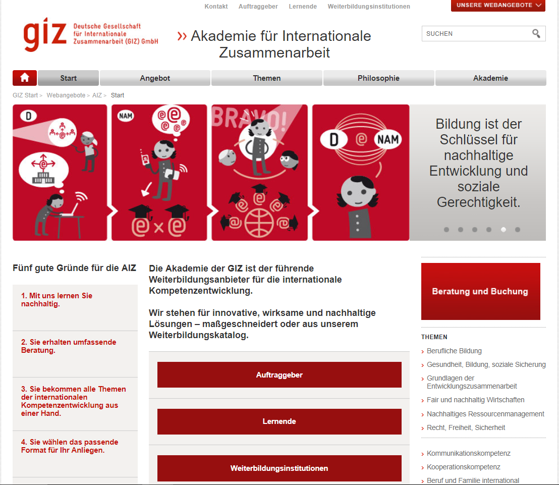 Microsite AIZ